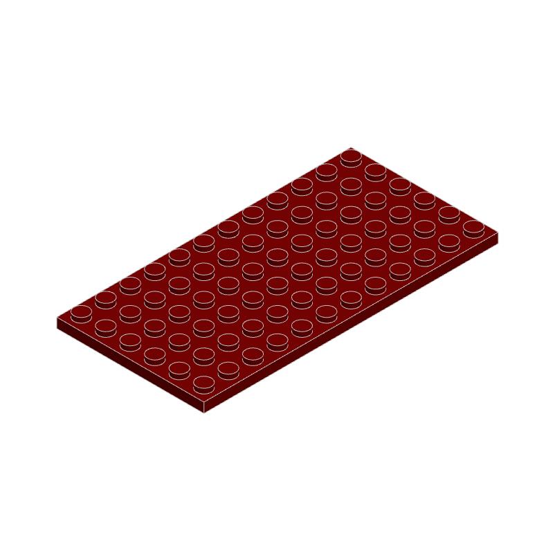 10 KUSOV 3028 6x12 Bodov Základná platňa Klasické MOC DIY City Figúrky Stavebnice Tehly Diely Kompatibilné s 3028 Detská hračka