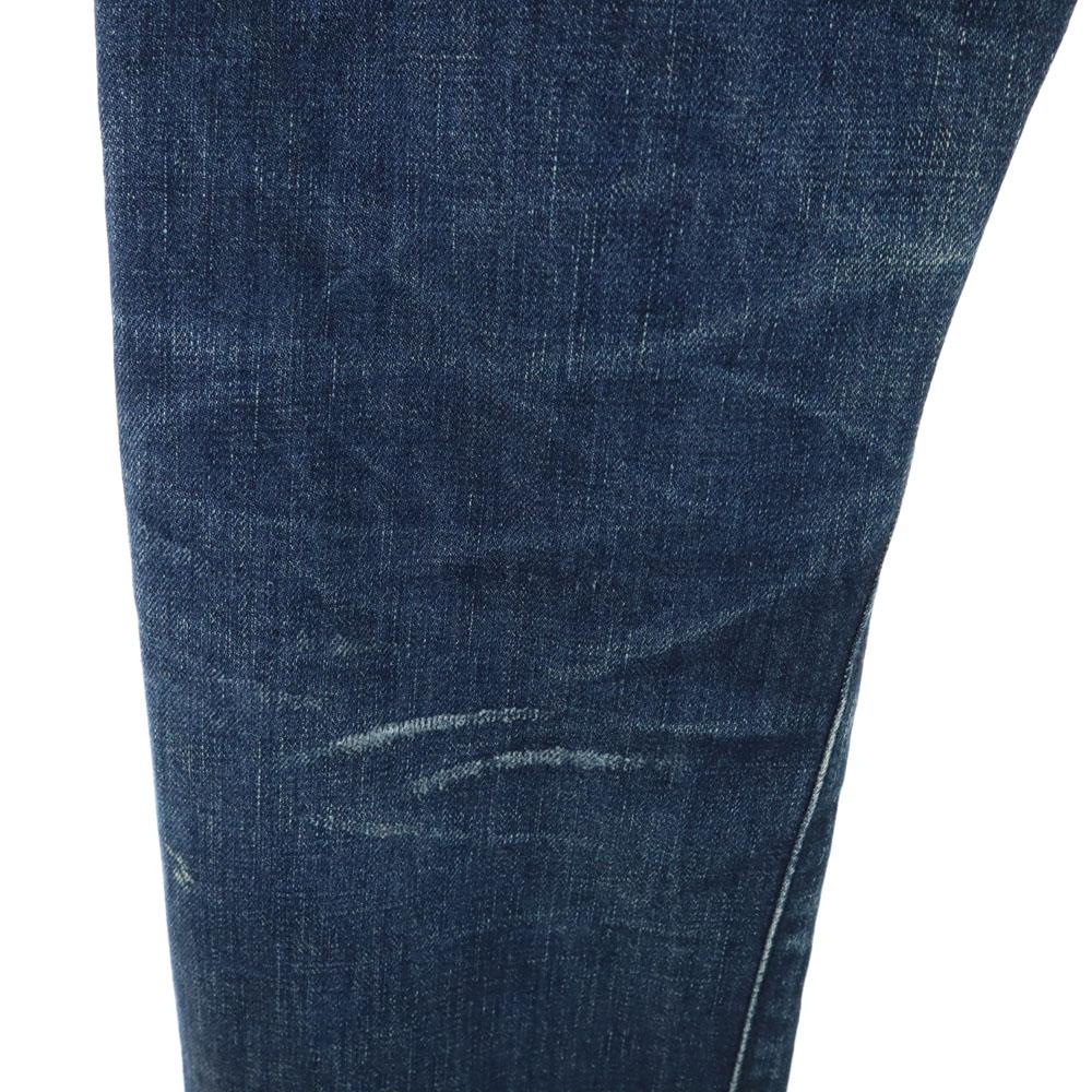 KITSUNE Made In Japan Cut Off Straight Denim Pants W29 Button Fly Men's Used