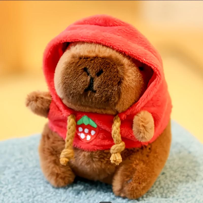 Adorable Capybara Plush Toy - Soft, Durable & Chew-Resistant for Small To Medium Dogs and Cats - Pet Companion & Decorative Accessory, Cat Companion