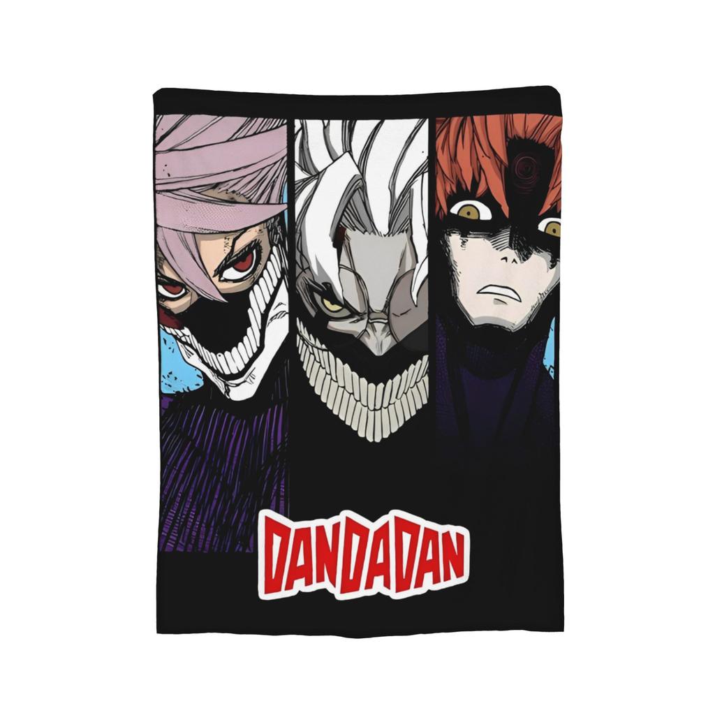 Dandadan Anime Blanket Cover Coral Fleece Plush Okarun Super Warm Throw Blanket for Bedding Couch Bedspread