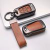 Zinc Alloy Leather Key Case Cover For Kia Soul Venga Picanto Rio Sorento Ceed Sportage For Hyundai i20 i30 Veloster ix20