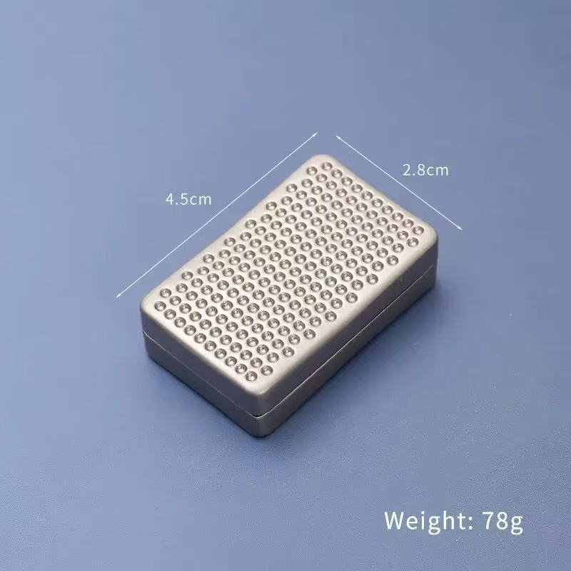 

Metal Mechanical Slider Fidget Magnetic Push Card Honeycomb Pushing Plate Haptic Coin Edc Relieve Stress Relief Toy Anti Anxiety