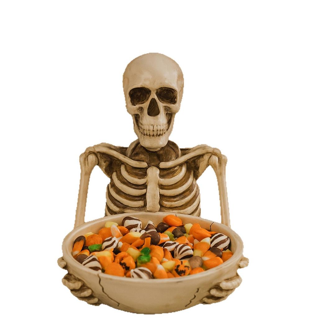 Creative Decorative Head Personality Fruit Plate Punk  Head Ornaments Home Key Storage Tray