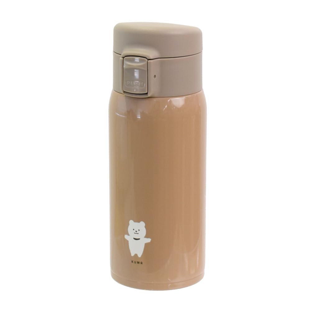 

Sabu Mumu Stainless Steel One Push Bottle Chokokuma 350mL 391125 Capacity