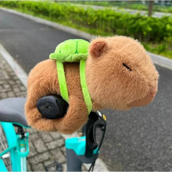 Plush Capybara Car Interior Accessories Center Console Ornaments Bicycle accessories Decoration Accessories For Cute Plush Dolls B