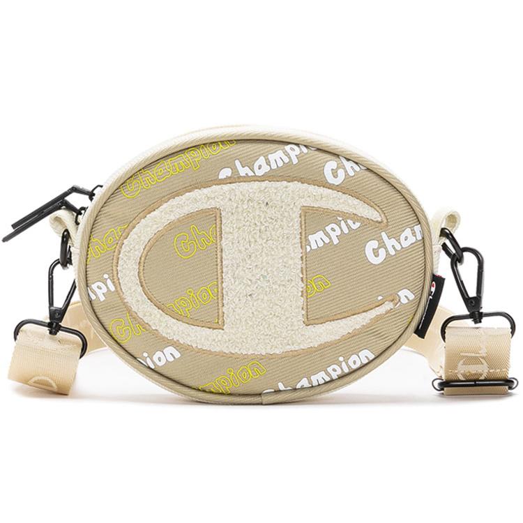 New Champion Melting Sadness Collaboration Fabric Round Bag, Crossbody Bag, Shoulder Bag Regular Unisex Green U2CACPU55