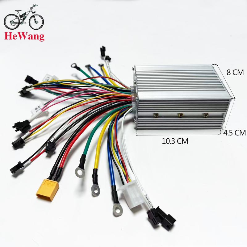 350W-2000W BLDC Doppelantriebsmotor Sinuswellen-E-Bike-Controller mit S866 UART Protokoll NR. 2 36V-52V 25A-50A 3-Modus für E-Go-Kart
