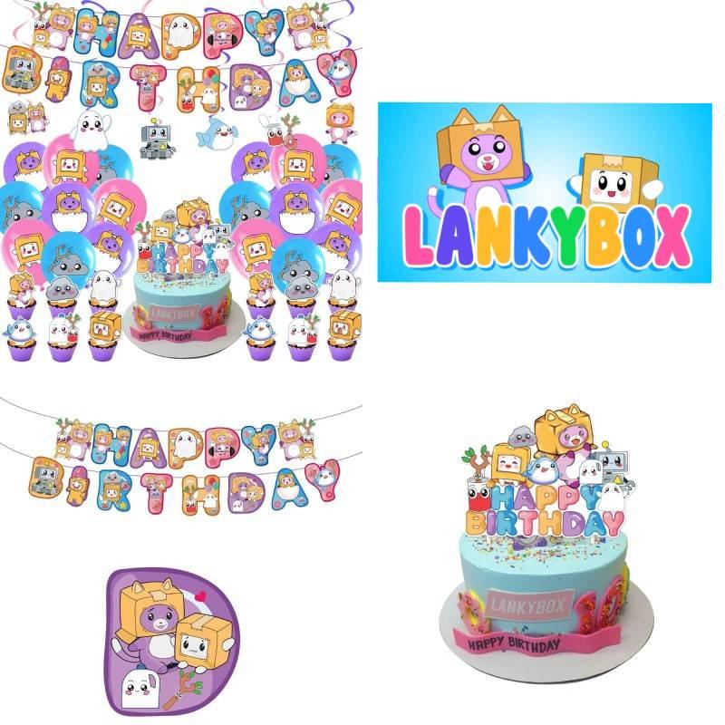 Lankybox Birthday Party Supplies Cartoon Party Decorations For Unforgettable Celebrations!