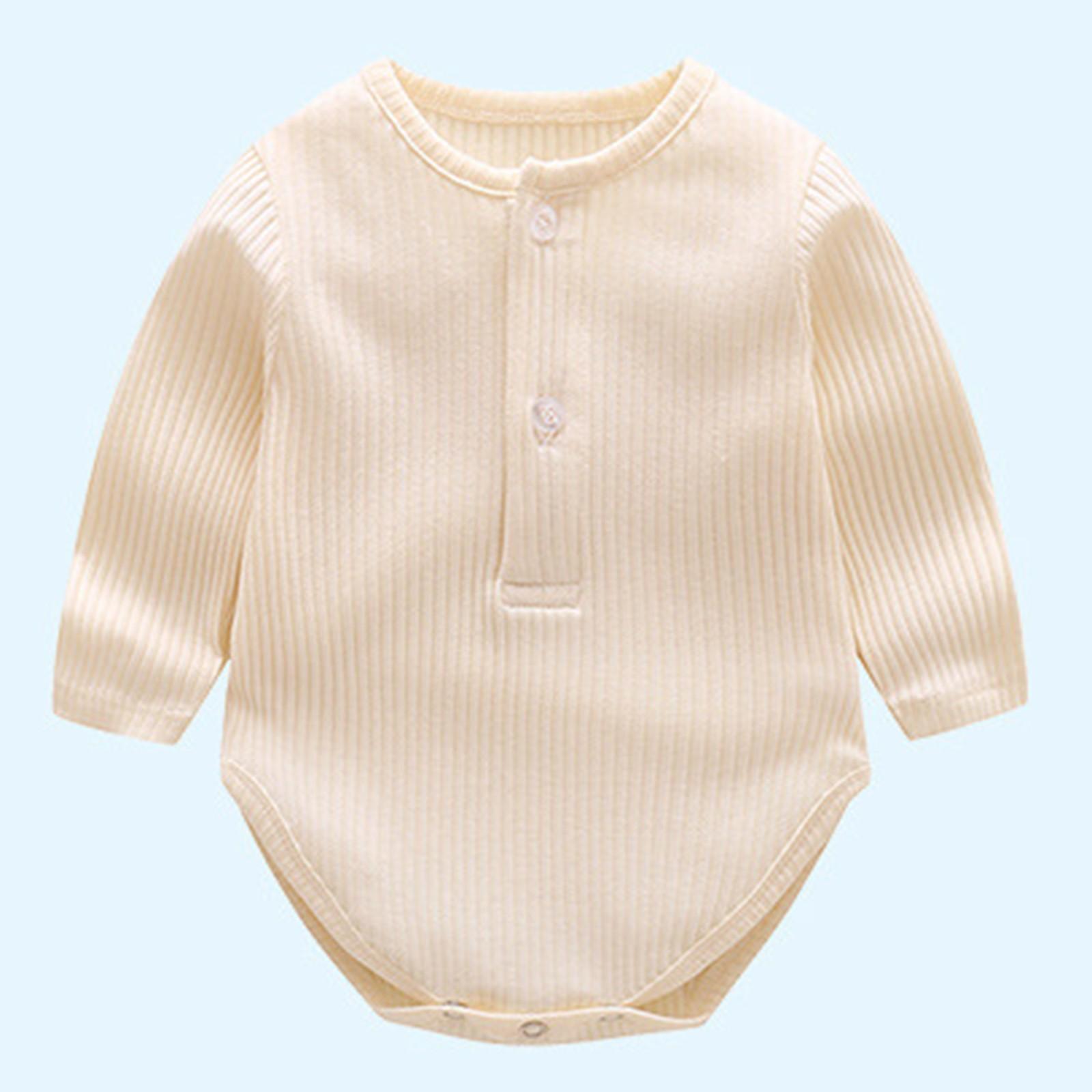 

Одежда для мальчиков и девочек, комбинезон, толстовка, комбинезон с длинными рукавами, топ, осенне-зимний наряд 90 белый