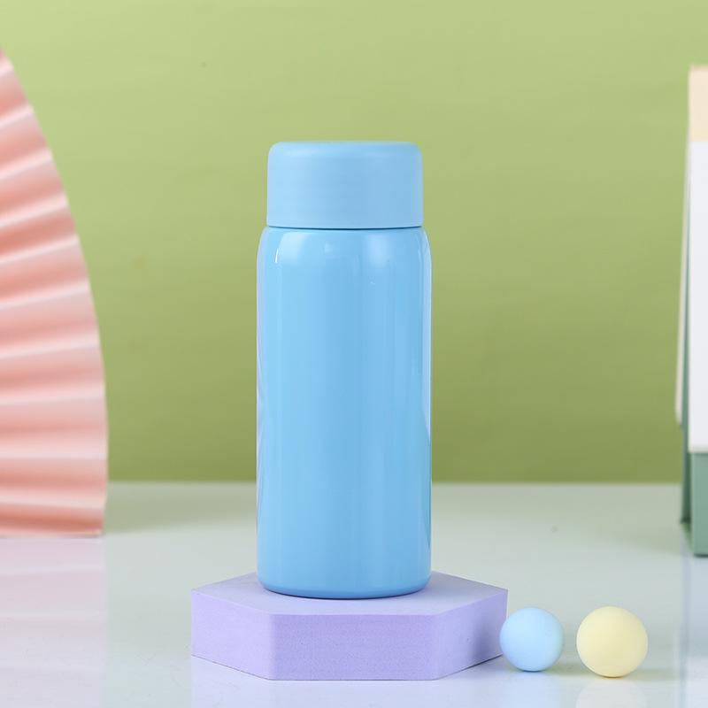 150ml Stylish Portable Stainless Steel Mini Thermos Cup for Women Creative Cute Travel Water Bottle Fashion Pocket Insulated Mug