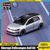 Neu im Sortiment: Bburago 1:64 Volkswagen Golf Gti Neue Farbe Silbern Legierung Miniatur Volkswagen Mpv Diecast Modell Benutzerdefiniertes Spielzeug Kindergeschenk
