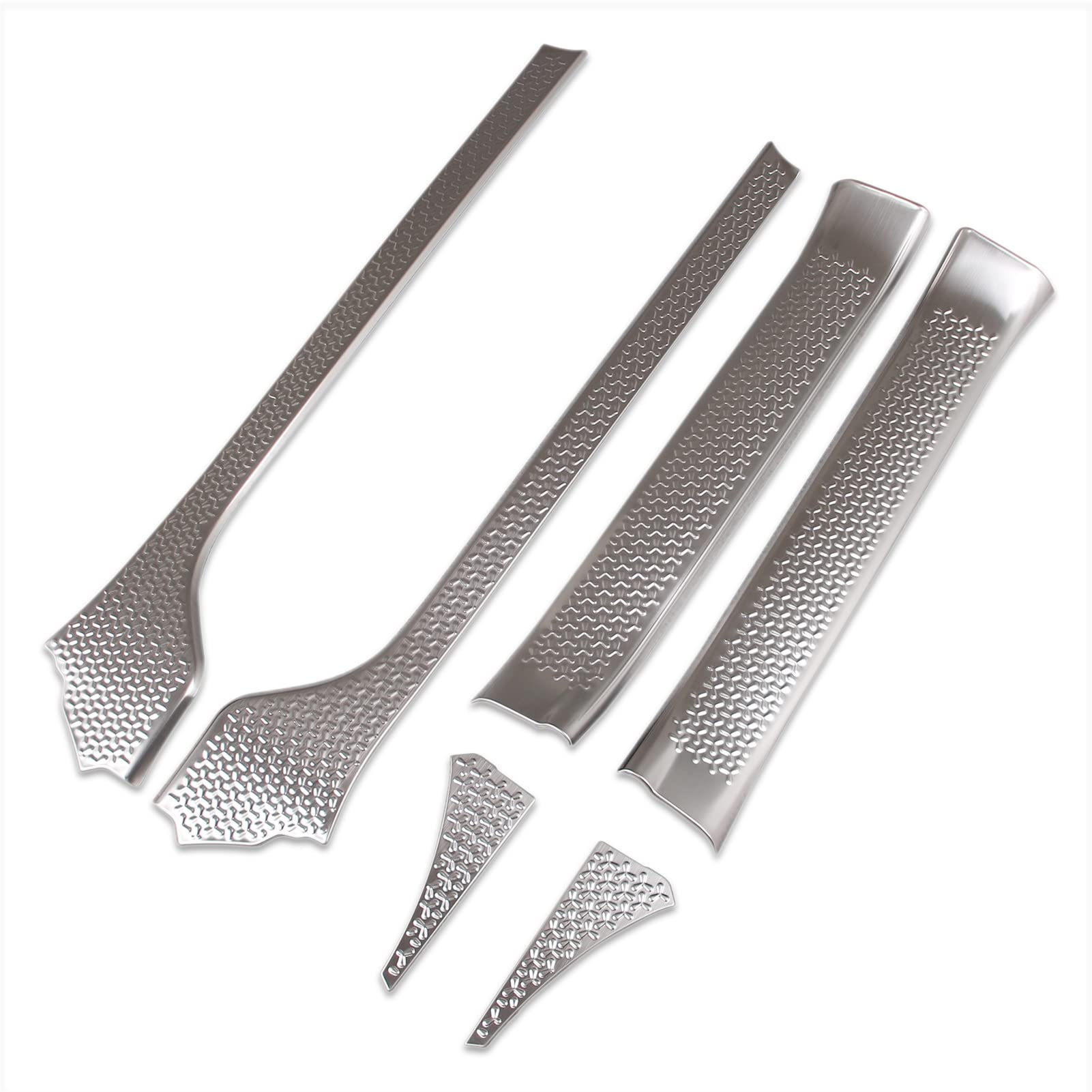 

RUIQ Toyota New 90 Series 2022 Эксклюзивный интерьер Нержавеющая сталь Накладки на пороги Боковые накладки на пороги Эксклюзивно разработано для Toyota Voxy/Noah (январь