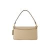 New COACH Tabby Smooth Calf Leather Handbag, Shoulder Bag Women's Beige CJ838-B4IY