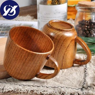 Copo de madeira artesanal, copo para beber chá natural, café, cerveja, aparelho para bebidas, viagem, casa, cozinha g