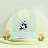 Cute Cartoon Animal Printed Baby Bibs Waterproof Kids Bib Dirtproof Girl Boy Adjustable Soft Silicone Bib Baby Feeding Stuff