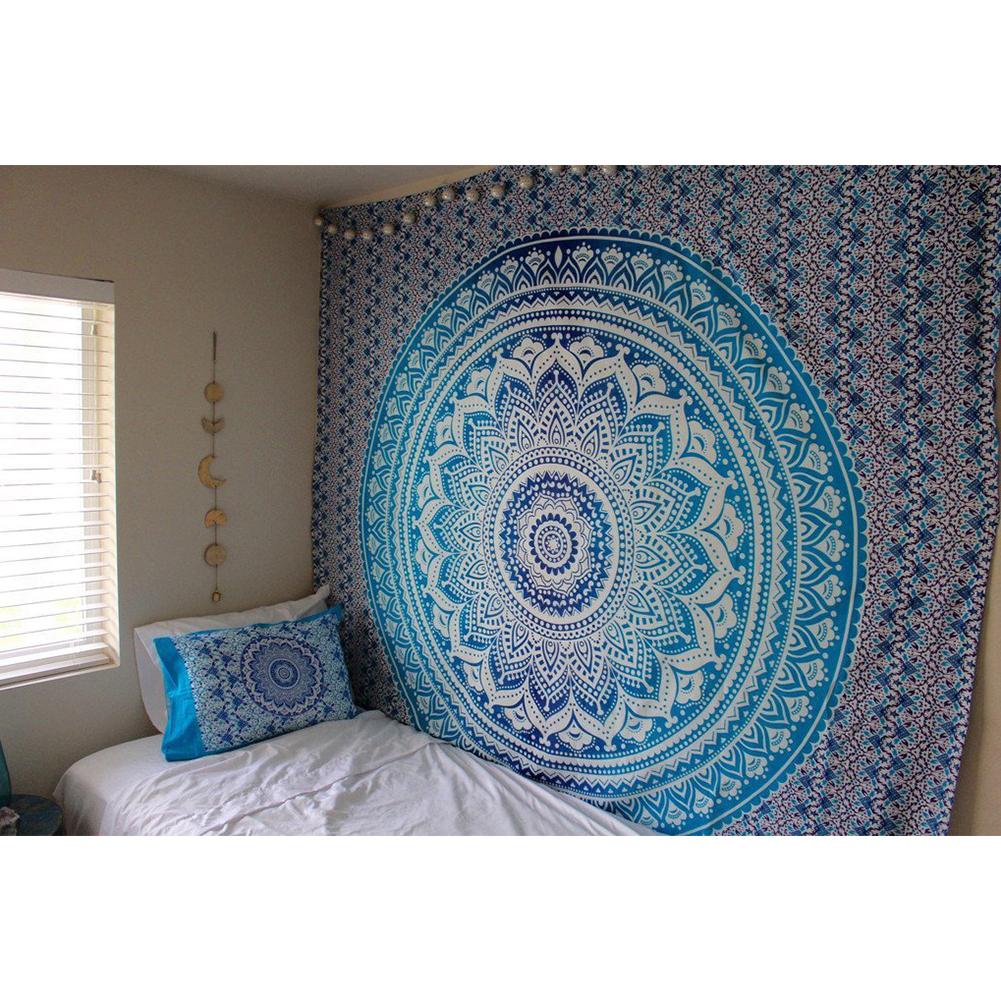 Vintage Style Printing Hanging Tapestry Bedspread Blanket Home Room Background Wall Decor Sunscreen Shawl