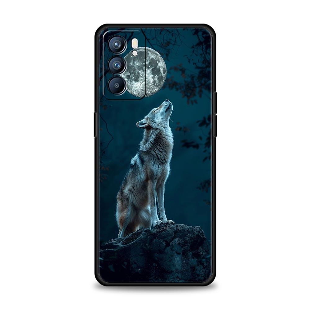 Die Wolf Handyhülle Für Oppo Reno8 Reno7 Reno6 Pro A54 5G Find X6 X5 A53 A52 A9 A15 A95 A17 A16 A76 A74 A57 A31 Hülle