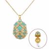 Copper Egg Pendant Necklace Egg Shape Egg Charm Vintage Style Zodiac Necklace  Daily Wear