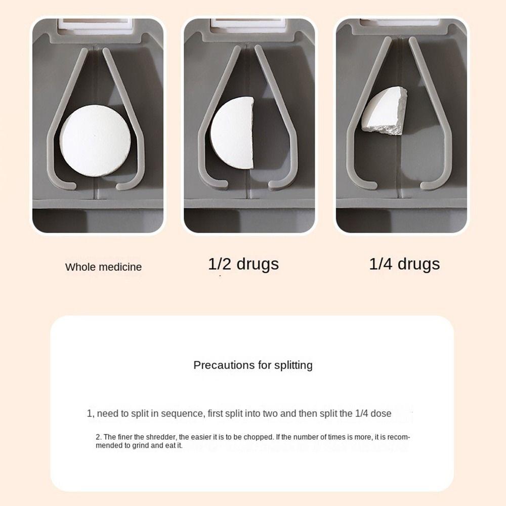 Pill Case Drug Dispenser Pills Organizer Case Waterproof Medicine Pill Storage Container  Household