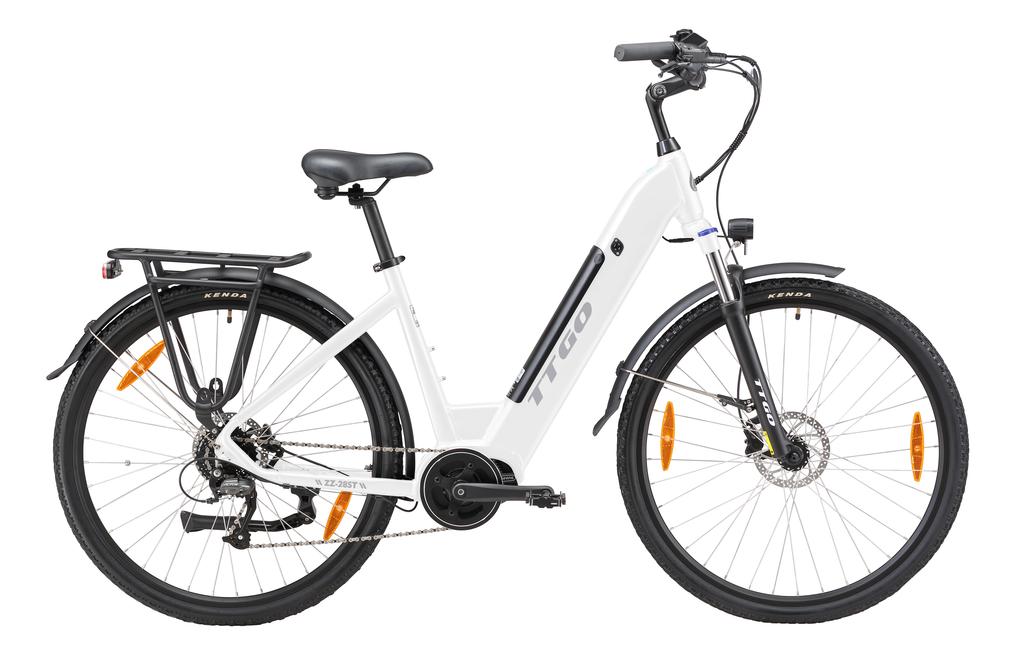 TTGO XK-ZZ-28ST Elektrische Fiets 250W Bafang Middenmotor 36V20AH Lithium Batterij Elektrische Fiets 28-inch Band Volwassen Stads Ebike