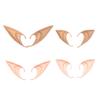 10 Pairs Fairy Pixie Elf Ears Soft Pointed Fairy Ears Party Cosplay Dress Up Costume for Halloween Elven Masquerade Makeup Accessories