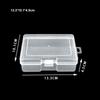 Square Packing Storage Box Transparent Durable Jewelry Beads Container Plastic Power Tools Holder Fishing Tools Accessories