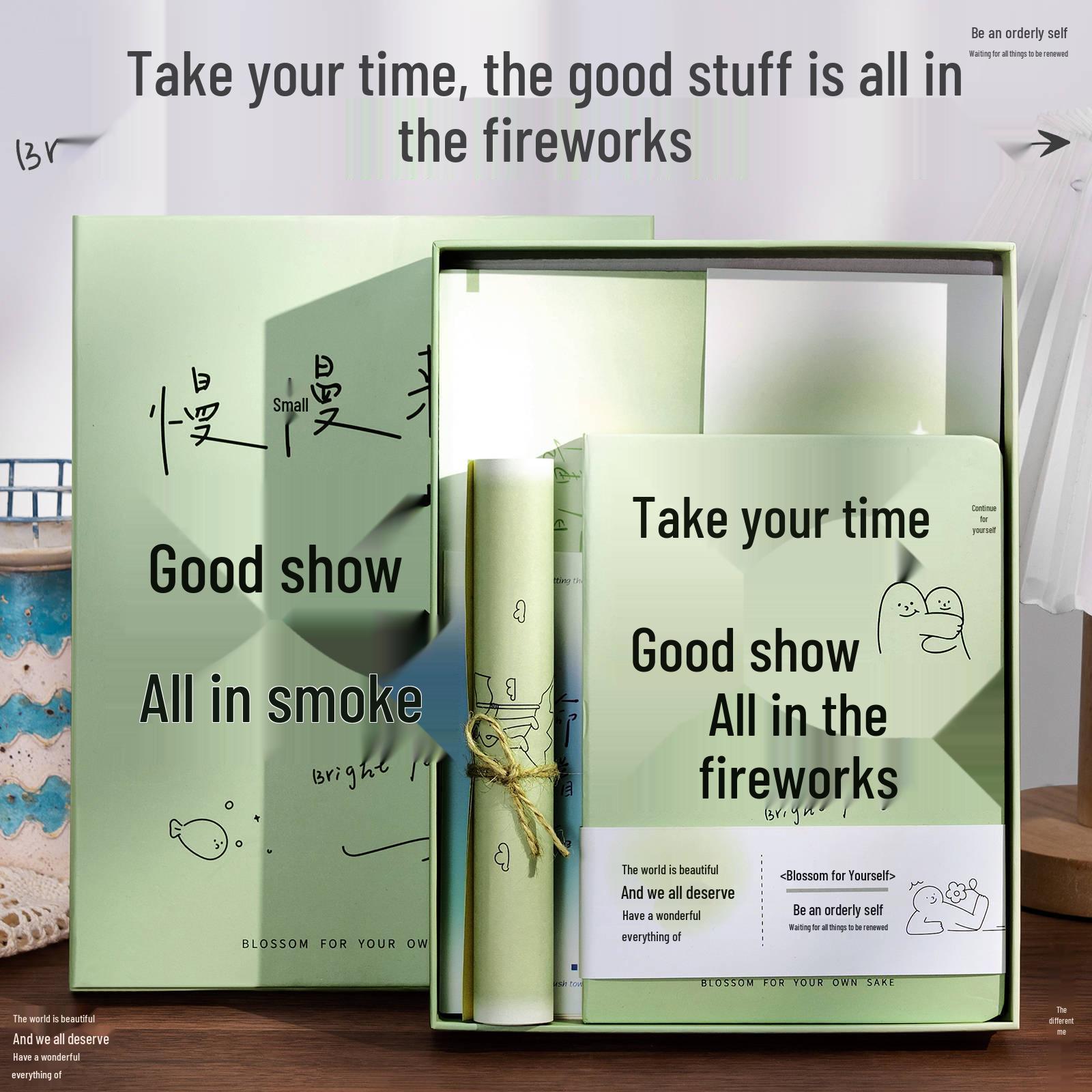 

Graduation Gift: Artistic Journal Set to Aid with Middle & High School Entrance Exams, Practical & High-End Birthday Favor for Students Standard