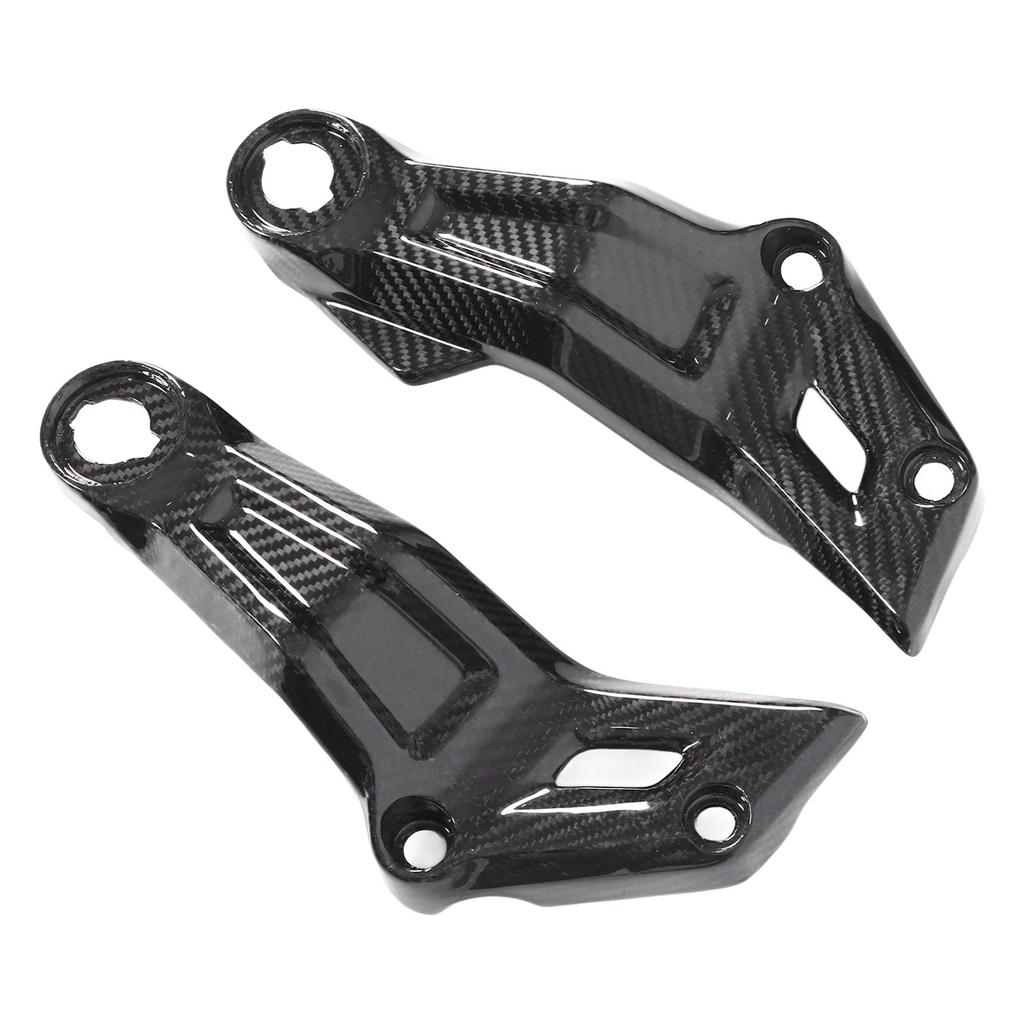 2pcs 3K Carbon Fiber Motorcycle Side Frame Cover Decorative Covers Replacement for MT?07 2013?2016