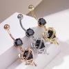 1Pcs 2026  Creative Heart-Shaped Spider Belly Button Ring – Stylish, Trendy Navel Piercing Jewelry