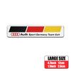 3D Aluminum Car Body Emblem Sticker Trunk Badge Decoration Decals For  gwjd8 Sport Sline A1 A3 A4 B8 8P A5 A6 Q3 Q5 Q7 Accessories