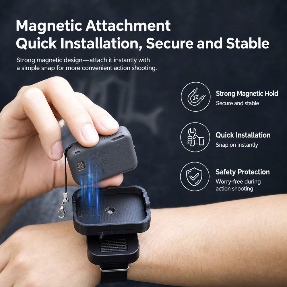 Magnetic Remote Control Wrist Strap for DJI Osmo Frame Tap For Osmo Pocket 4P/Mobile 8P