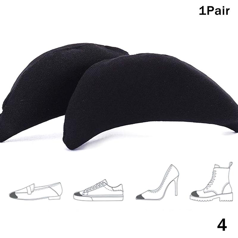 Unisex Memory Foam Toe Plug Soft Half Insoles Reusable Adjustable Toe Sponge Filler Insert for Shoes Foot Brace Pads for BigFeet