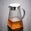 Shangqi 1.8L Hammered High Borosilicate Glass Pitcher