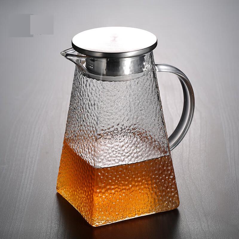 Mingshi Hammered High Borosilicate Glass Pitcher