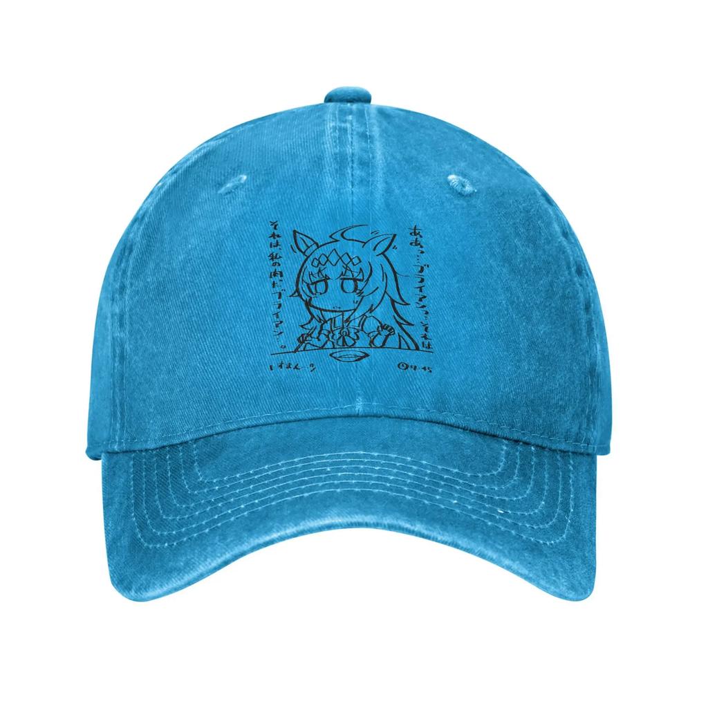 Uma Musume Pretty Derby  Washed Baseball Cap  y2k Retro Sun Trucker Hat Summer Women Men Hunting Camping Snapback Cap