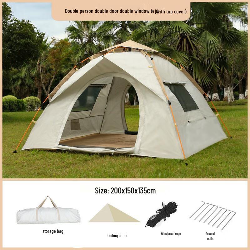 OEING Outdoor Portable Automatic Camping Tent 2 Person