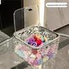Children's Hair Accessory Organizer: Transparent Box for Hair Ties, Headbands, Clips, Pins, and Jewelry