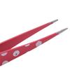 2Pcs Professional Tip Beauty Eyebrow Tweezer Makeup Tools Hair Removal Stainless Steel