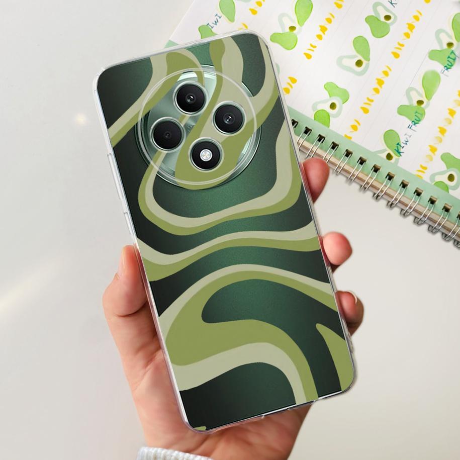 For Oppo Reno12 F Case CPH2637 Shockproof Cover Cute Cat Cartoon Soft Slim Clear Phone Cases For OPPO Reno 12F 4G CPH2687 Fundas
