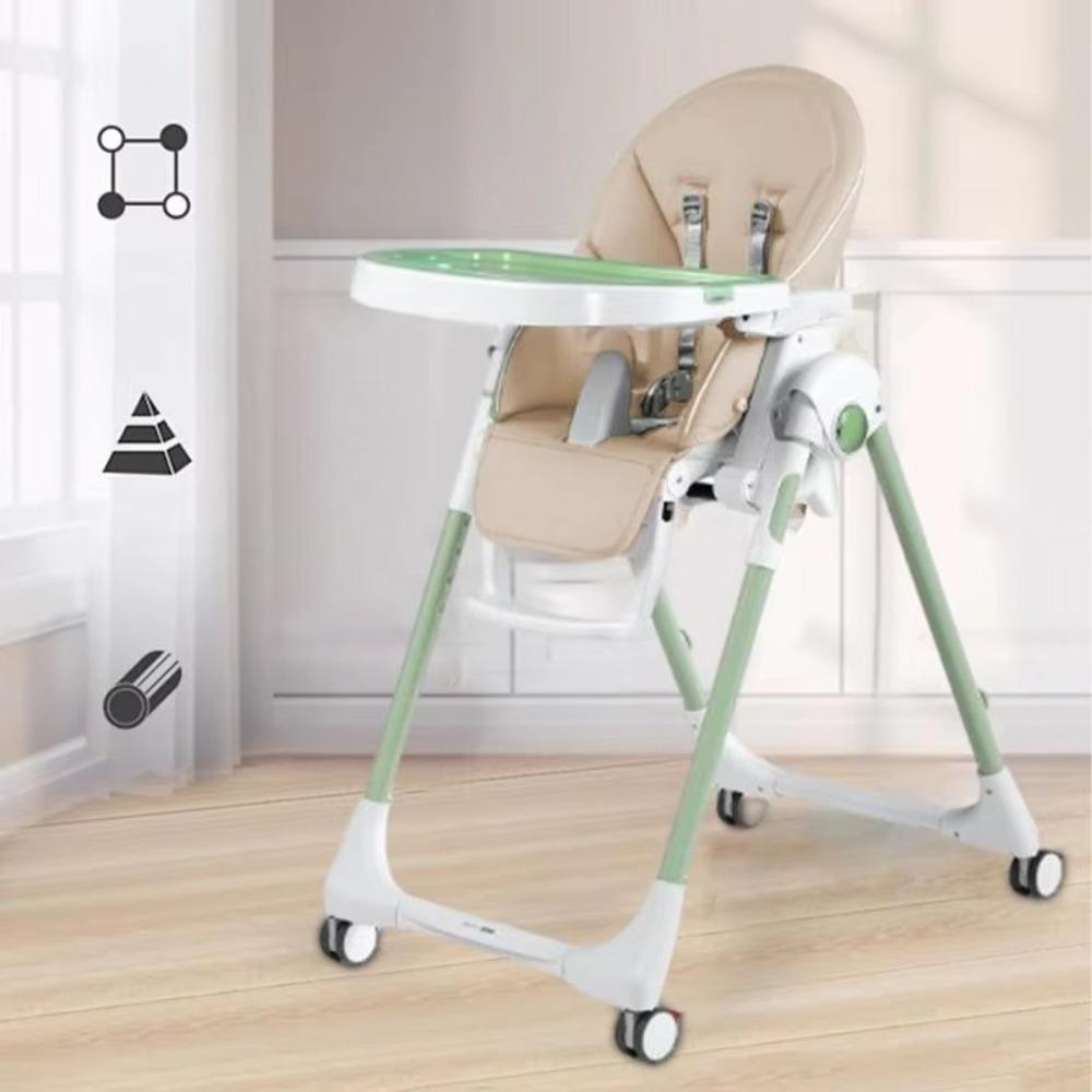 PU Leather High Chair Covers Macaron Color Seat Case New Baby Dining Chair Seat Cushion