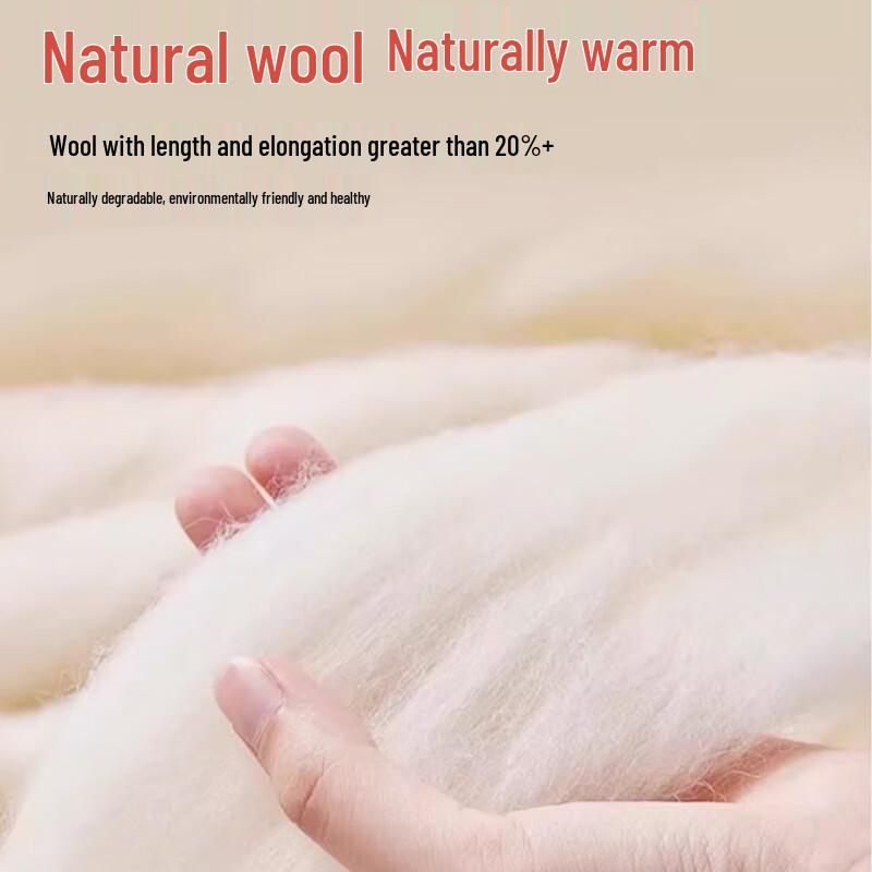 LANGSHA Women's Plus Size Wool Silk Blend Thermal Leggings