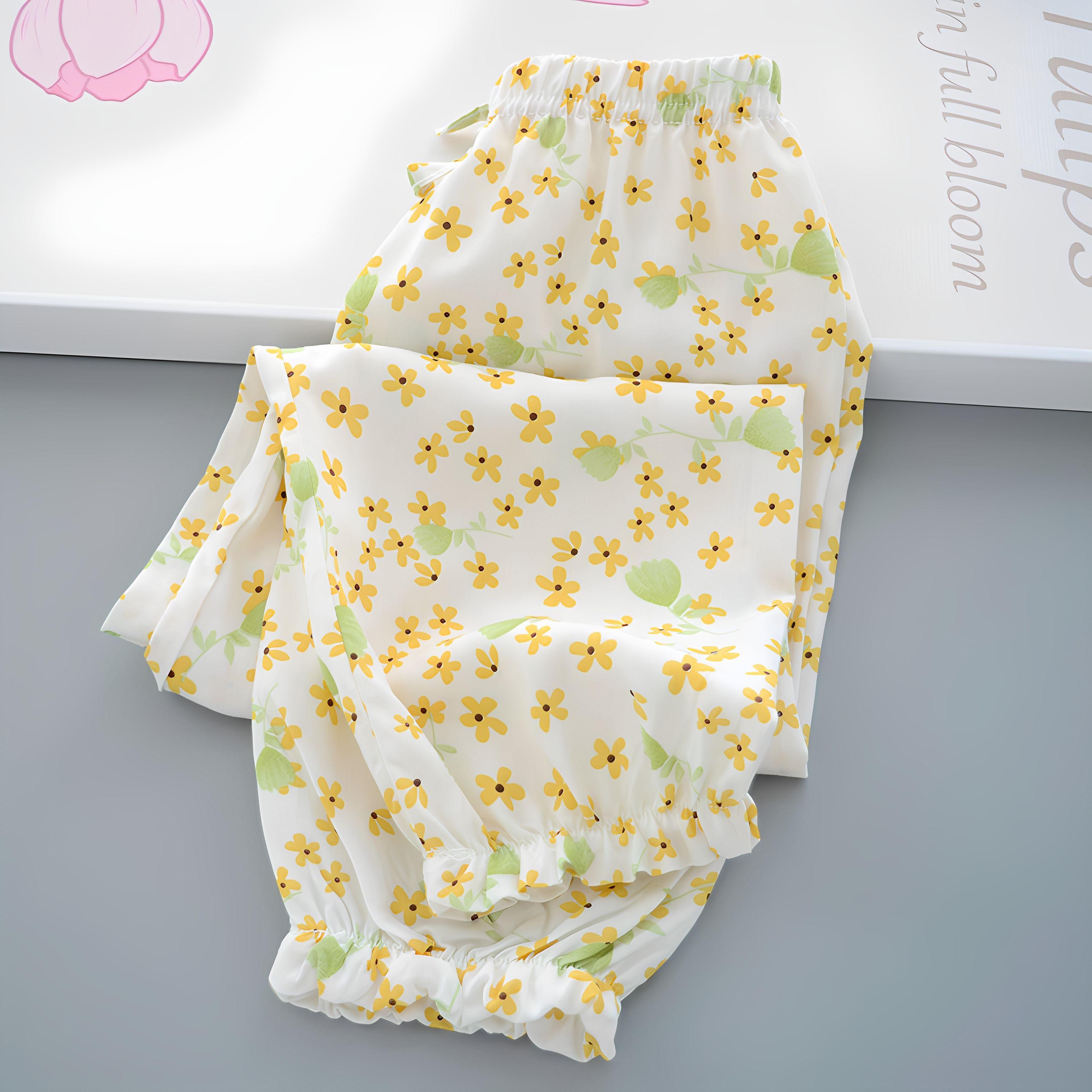 

Children s Casual Mosquito Proof Pants Summer Thin Girls Sleeping Pants Loose Outer Lantern Pants 130