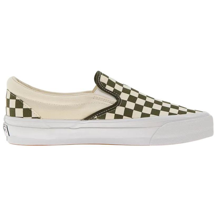 Vans LX Classic Slip On 98 Comfortable Versatile Low Top Skate Shoes Unisex Sneakers Beige VN000D5AKCZ1