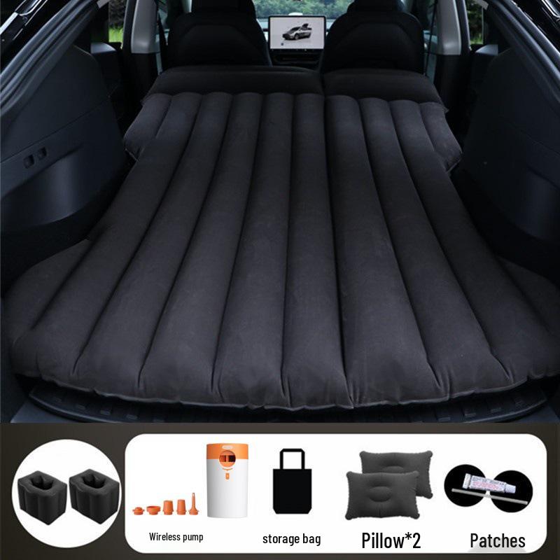Tesla Model Y/3 Rear Seat Inflatable Mattress - Foldable Car Sleeping Pad