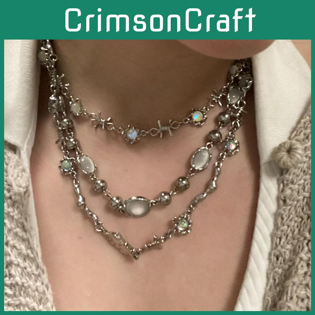 Fashionable Lightweight Moonstone Star Choker Necklace For Women In Unique Geometric Design