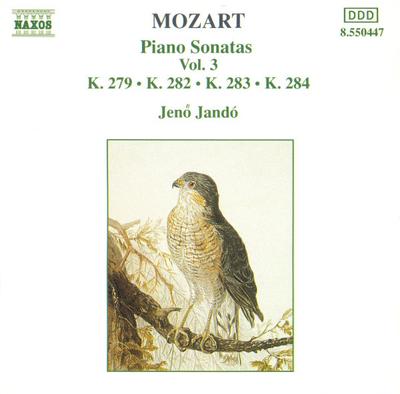CD WOLFGANG AMADEUS MOZART - JEN? JAND - Piano Sonatas, Vol. 3 8550447 Naxos 1991 Germany ObiClassical Used