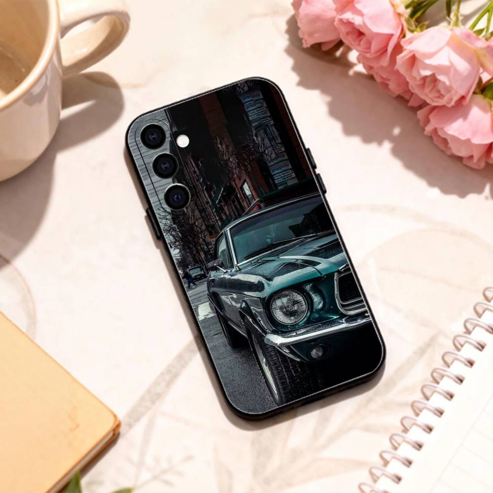Cool Classic R-Racing M-Mustang phone Case For Samsung Galaxy A73,A72,A71,A70,A53,A52,A51,Others Soft Black Shell
