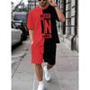 Men's Short-sleeved Shorts Set Casual Fashion Simple Sports Suit Breathable Unisex Sports Clothing