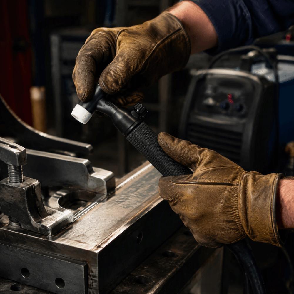 With Valve Welding Torch Head Air Cooled Air Cooled Torch TIG Welding Torch For TIG Welding
