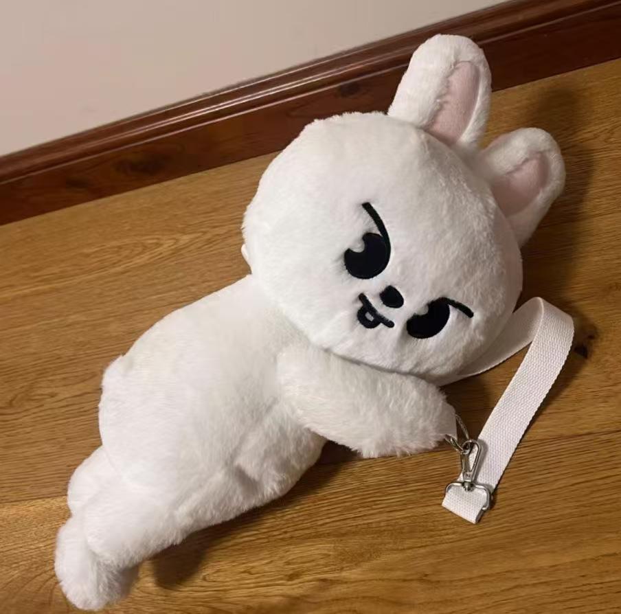New Stray Kids SKZ Fans Straykids POP up Week Plush Animal Crossbody Bag Children Adult Fans Gift K-POP Decoration
